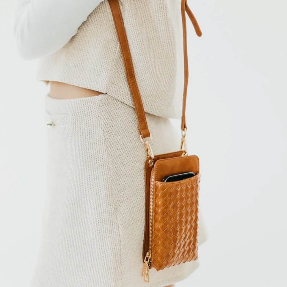 Pretty Simple Woven Double Duty Phone Bag